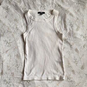96% cotton racer back tee size XS from banana republic